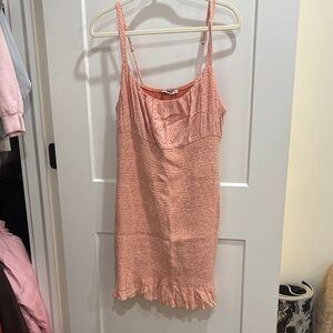 Abercrombie & Fitch Coral Sleeveless Dress